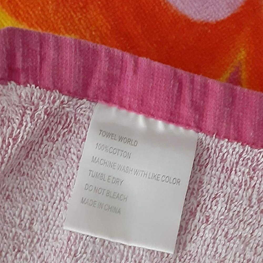 COPY - BeePosh 100% Cotton Towel & Tote - Colorful Floral Print - Picture 7 of 8